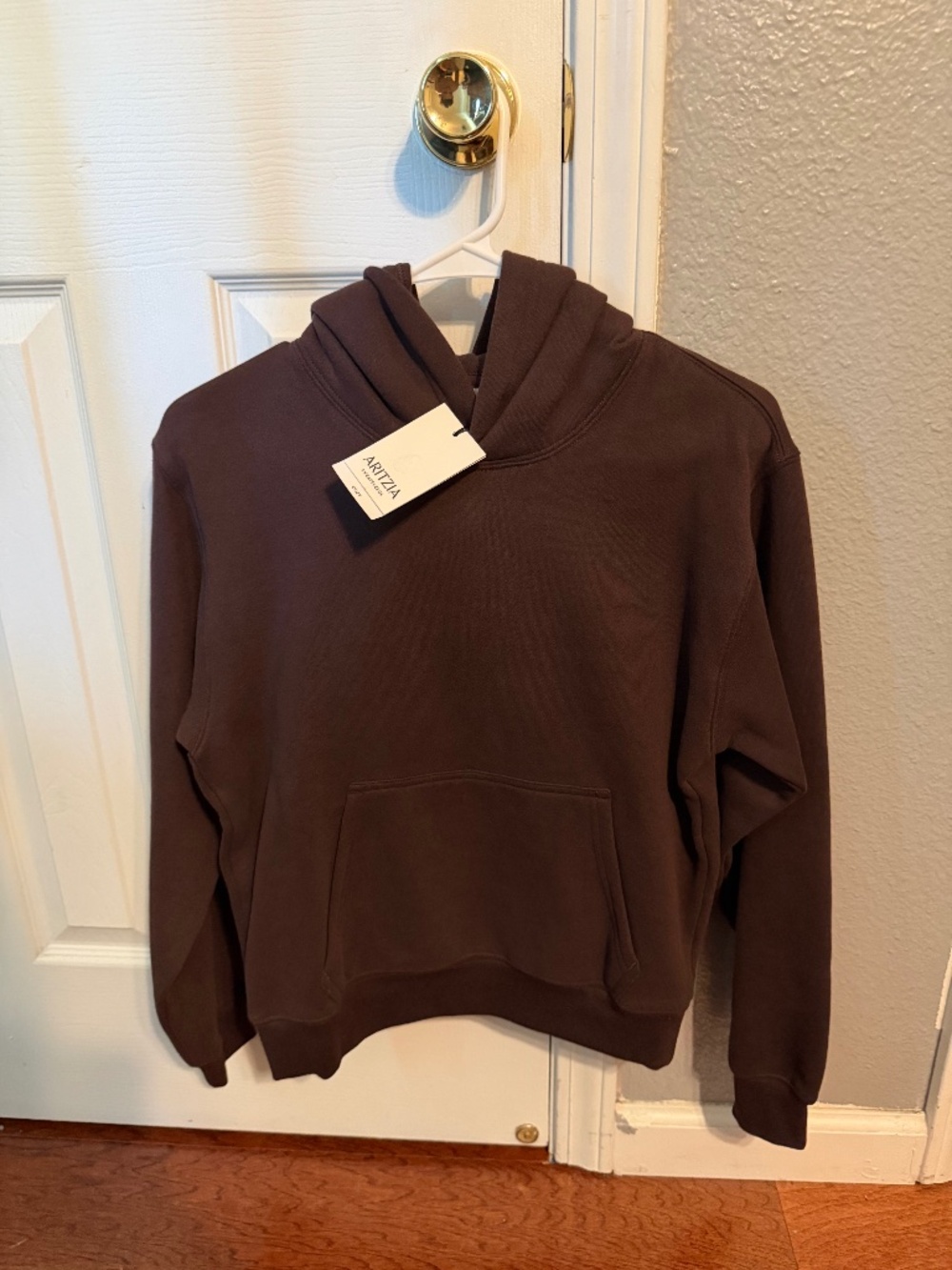 aritiza brown hoddie